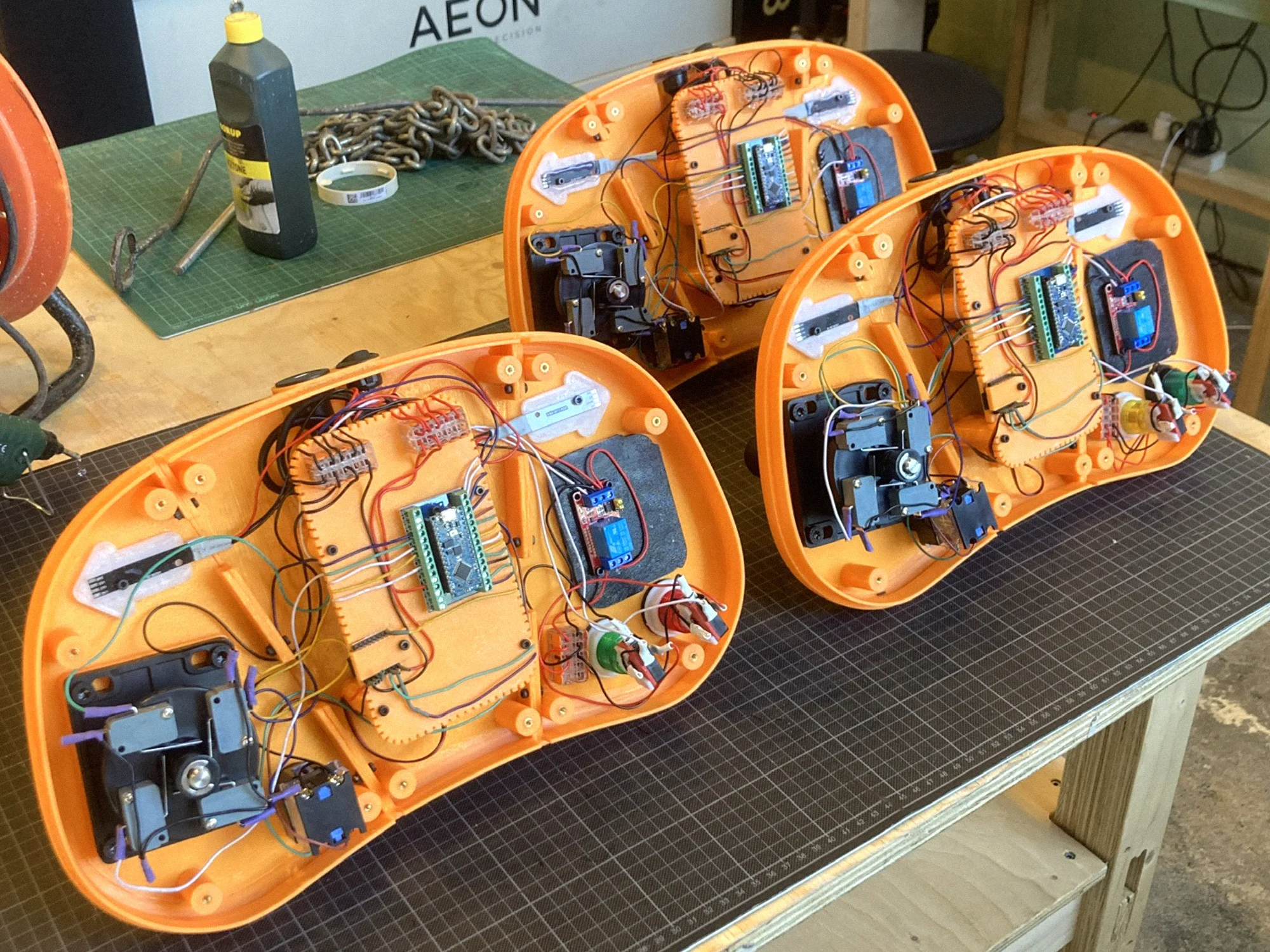 Small batch production of 3D printed, electrical toys. R&D